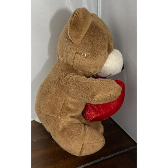 Dan Dee Teddy Bear Brown Heart Valentines Day Stuffed Animal Plush 2011 6” - Picture 2 of 9